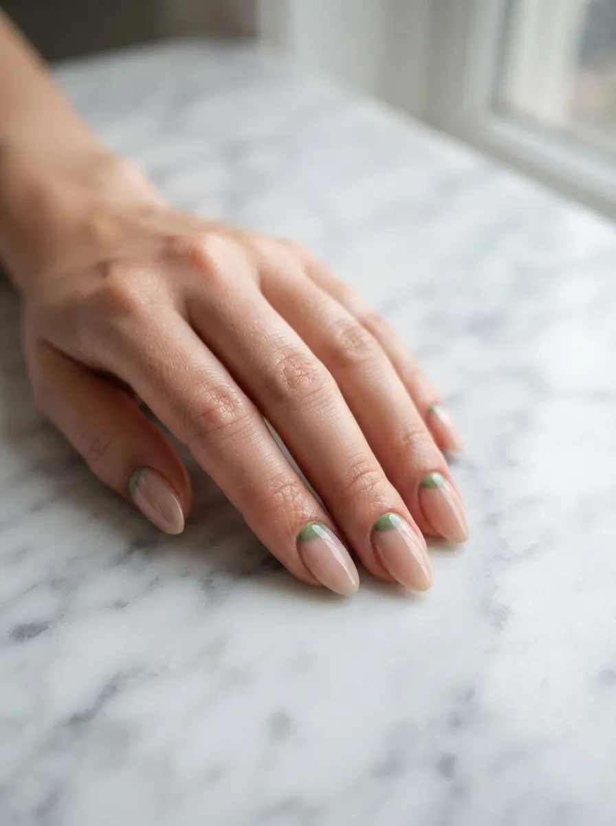 Matcha Green Reverse French