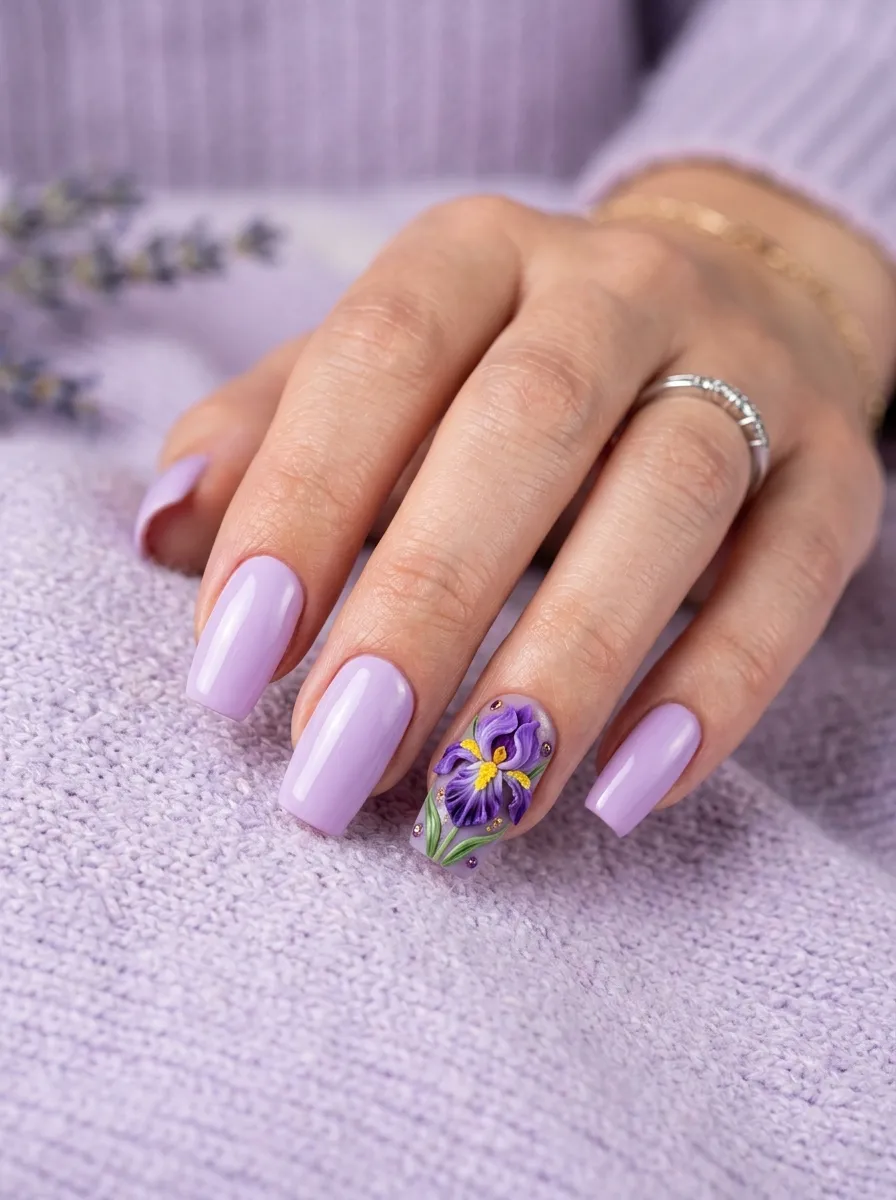 Iris Purple Accent