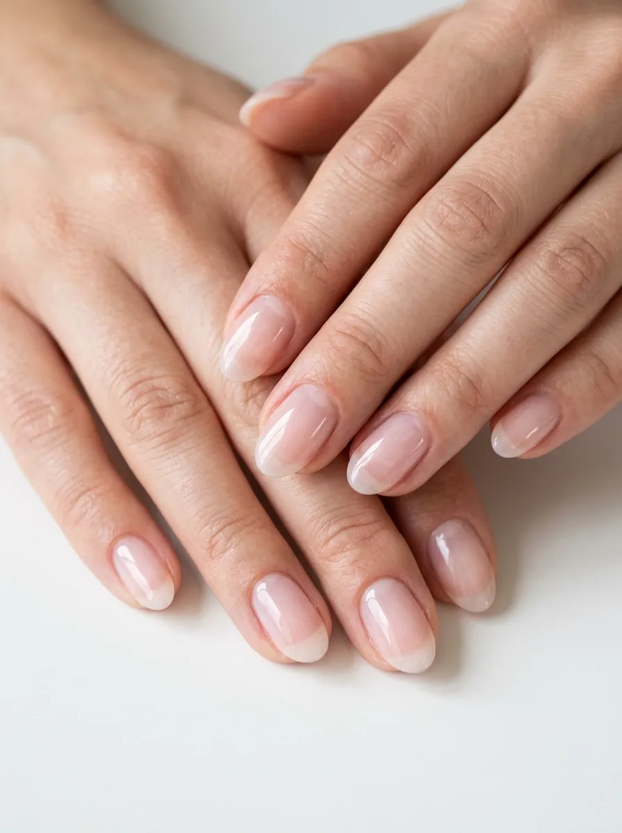 Sheer Glass Nails