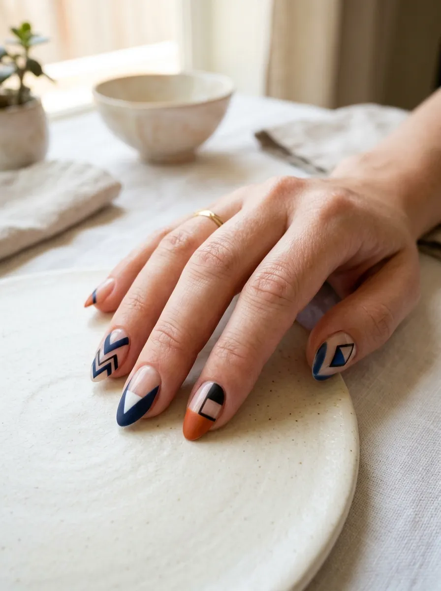 Negative Space Nail Art