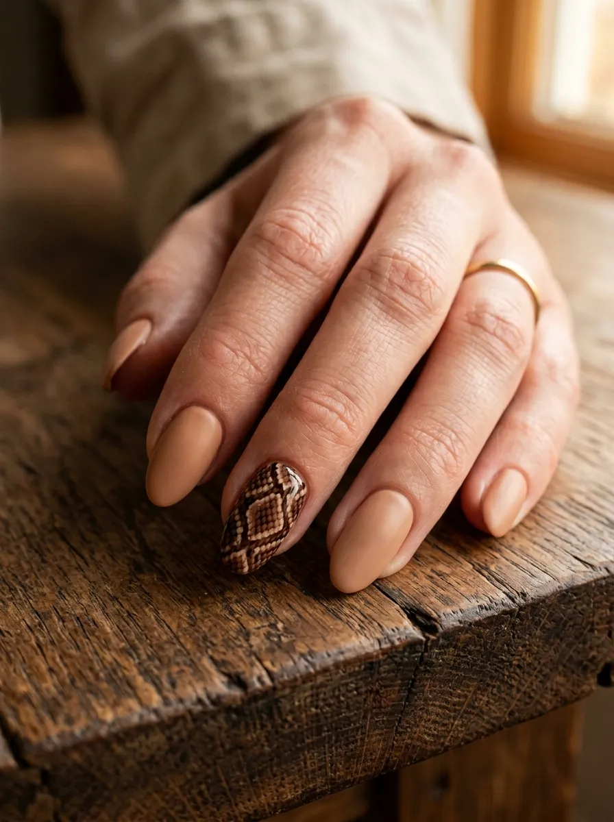 Snake Print Accent