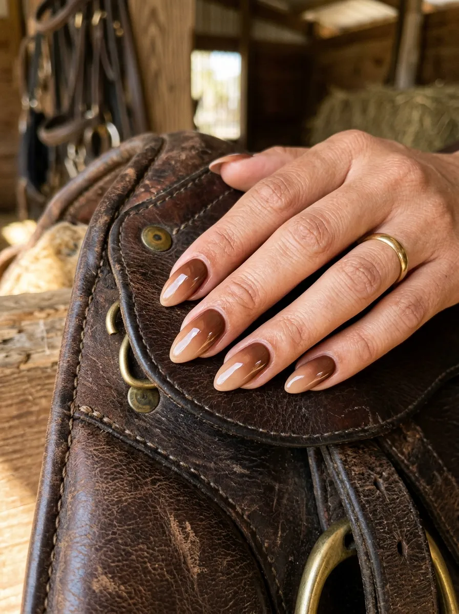 Saddle Tan Ombre