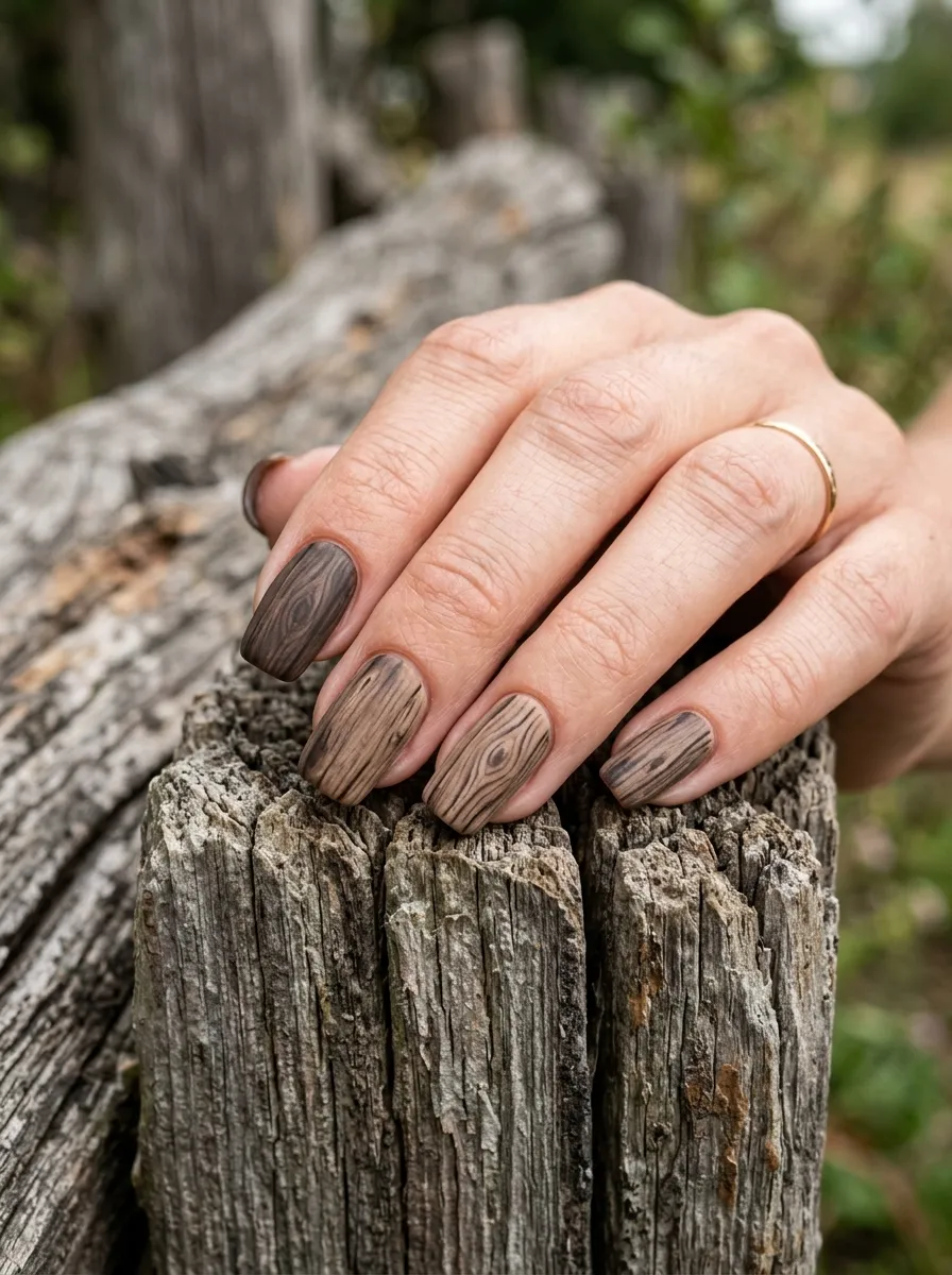 Wood Grain Nails