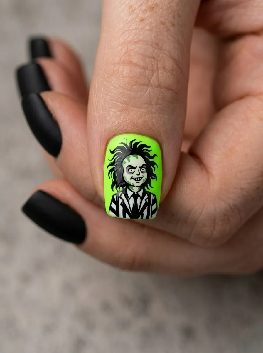 Mini Beetlejuice Character Portrait