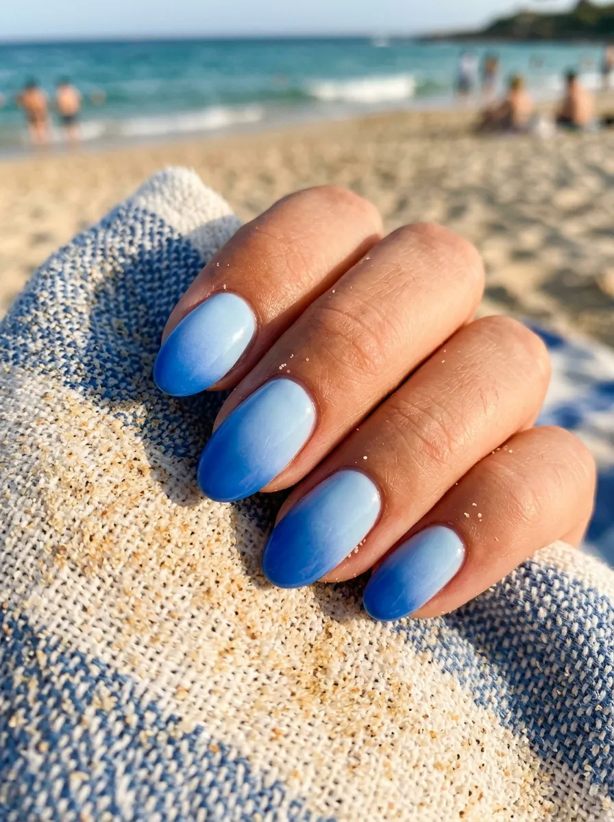 Ombre Blue Fade