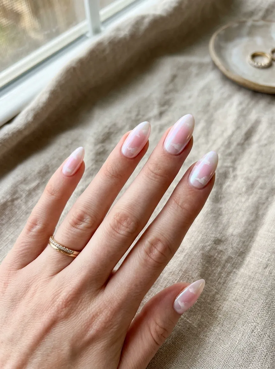 Baby Pink and White Aura Combo