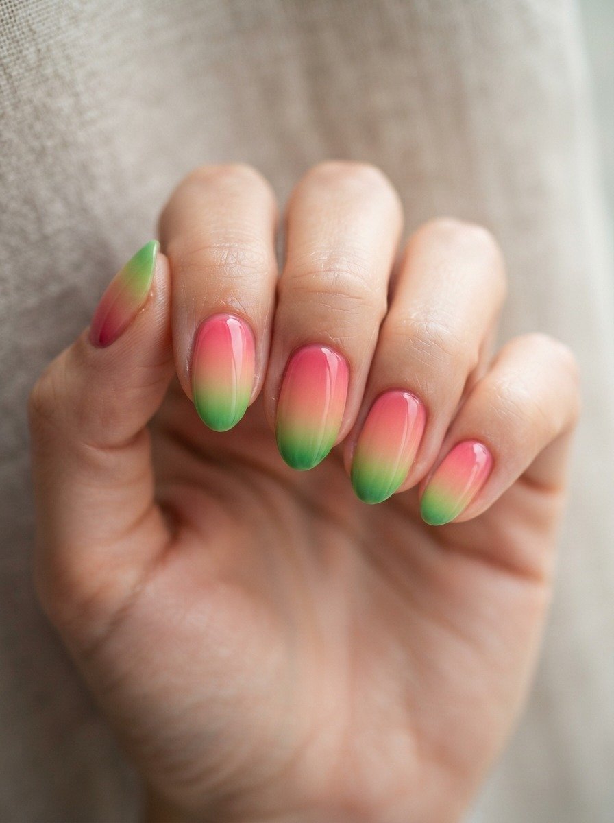 Ombre Watermelon Gradient