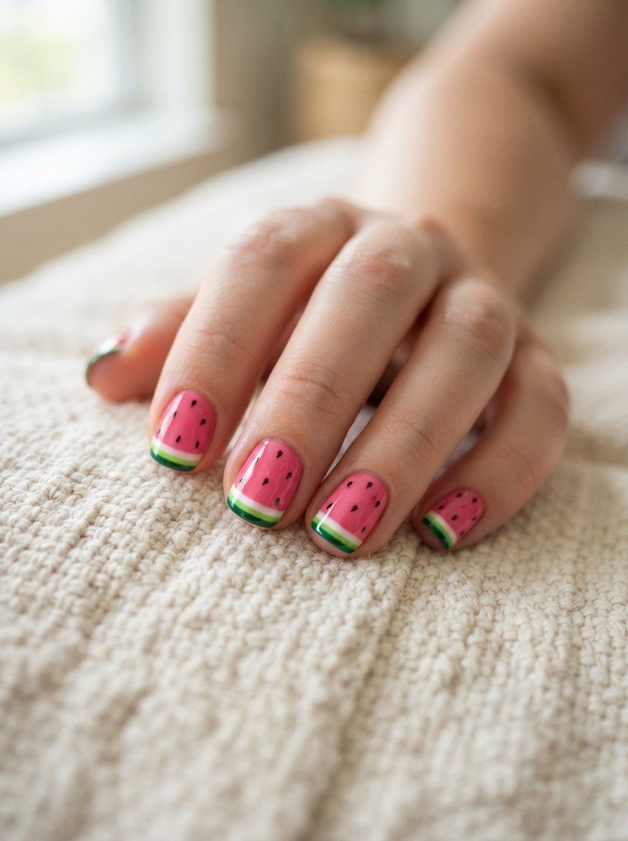 Watermelon Rind Border