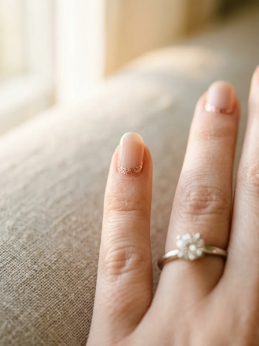 Glitter Ring Finger Wrap