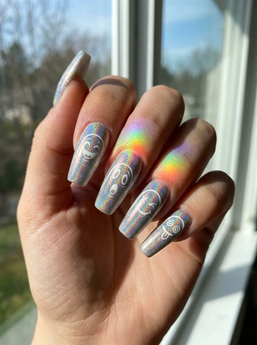Holographic Ghost Nails