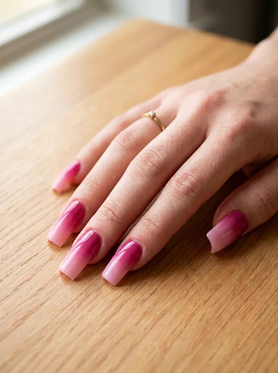 Pink Ombre Aura Fade