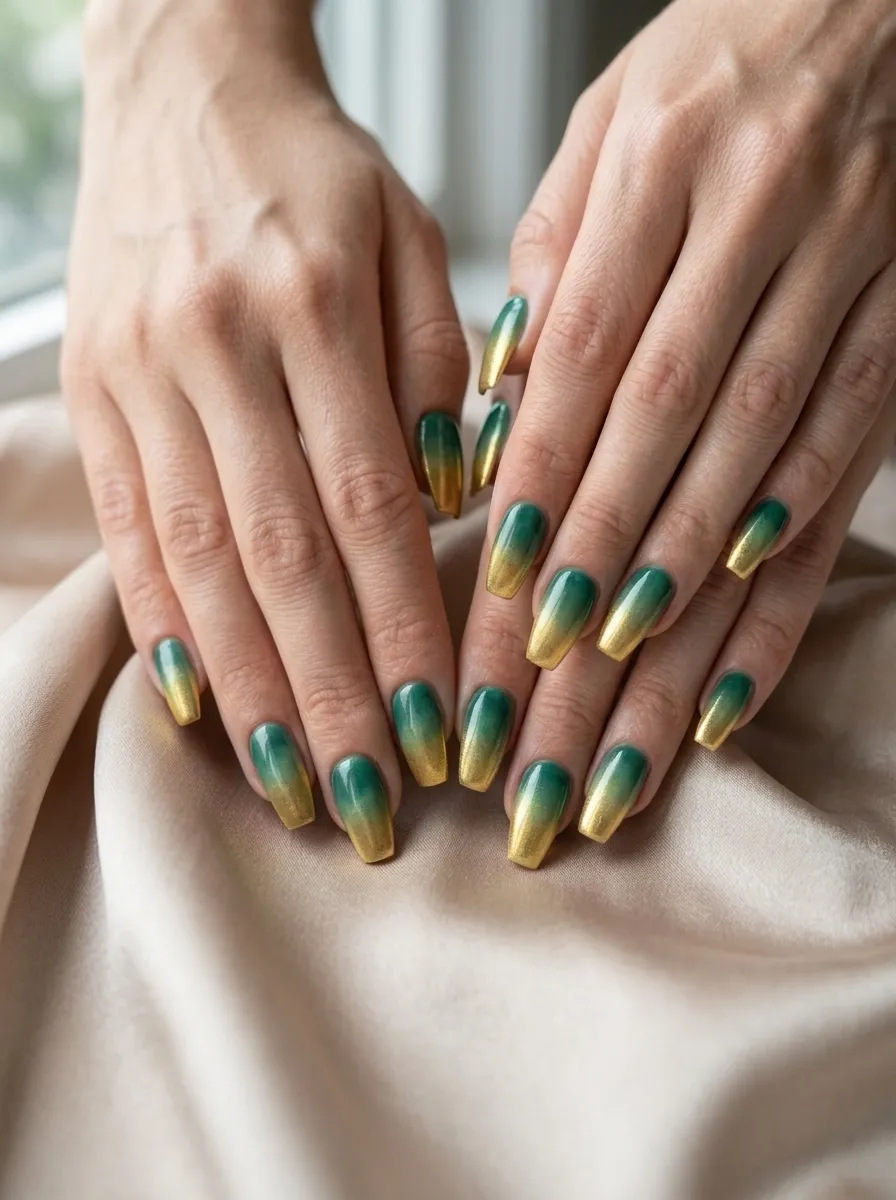 Jade Ombre Into Gold