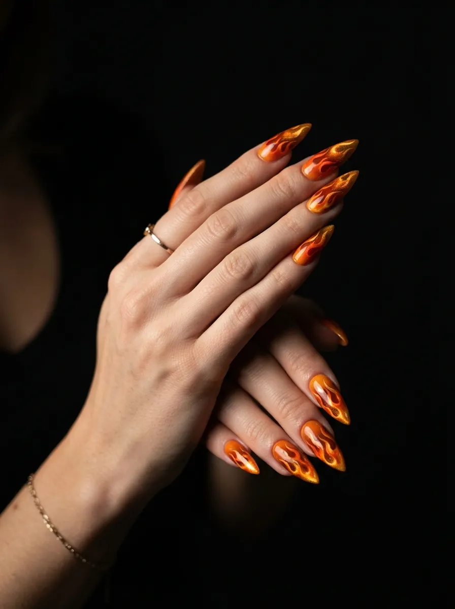Orange Fire Tips