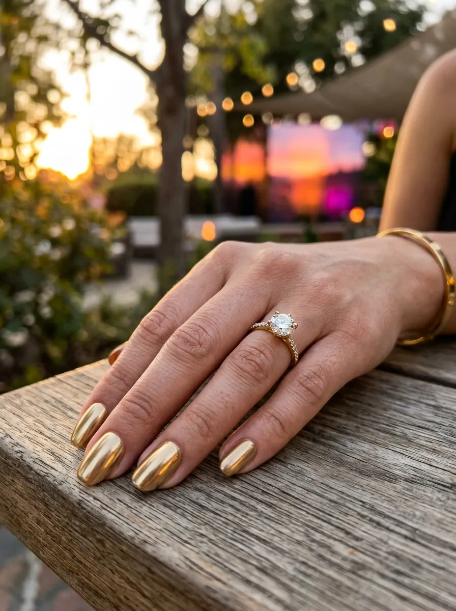 Metallic Gold Accents