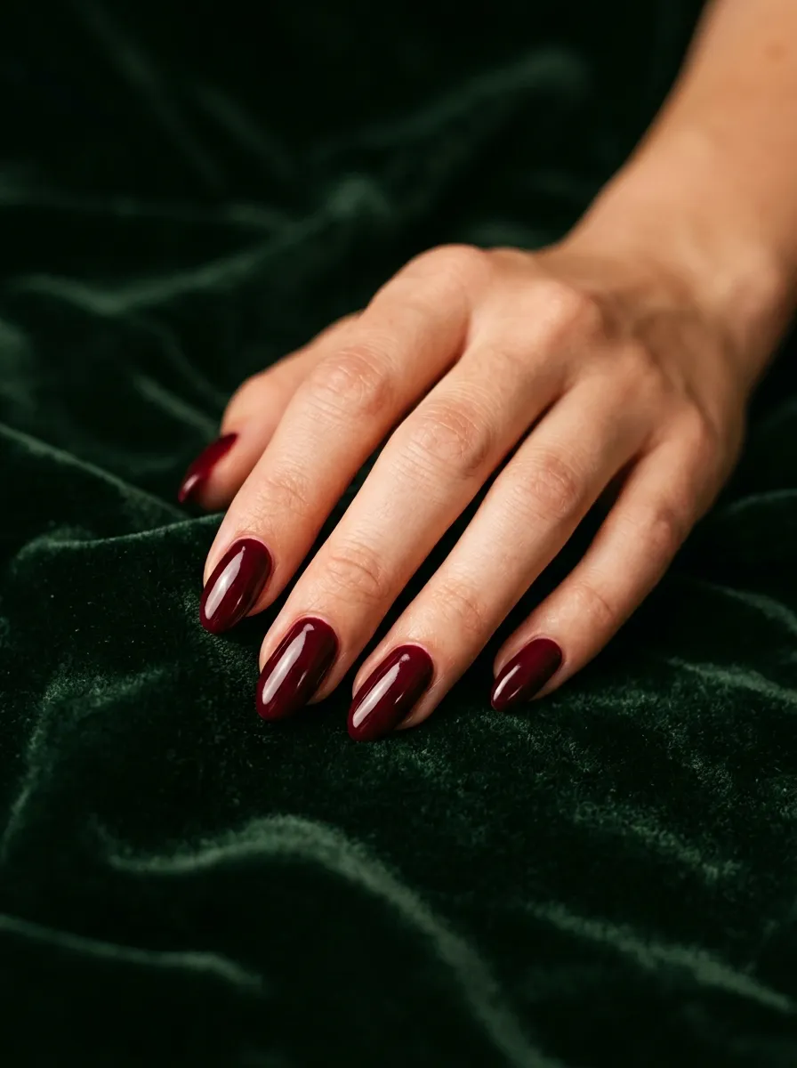 Deep Burgundy with High Gloss
