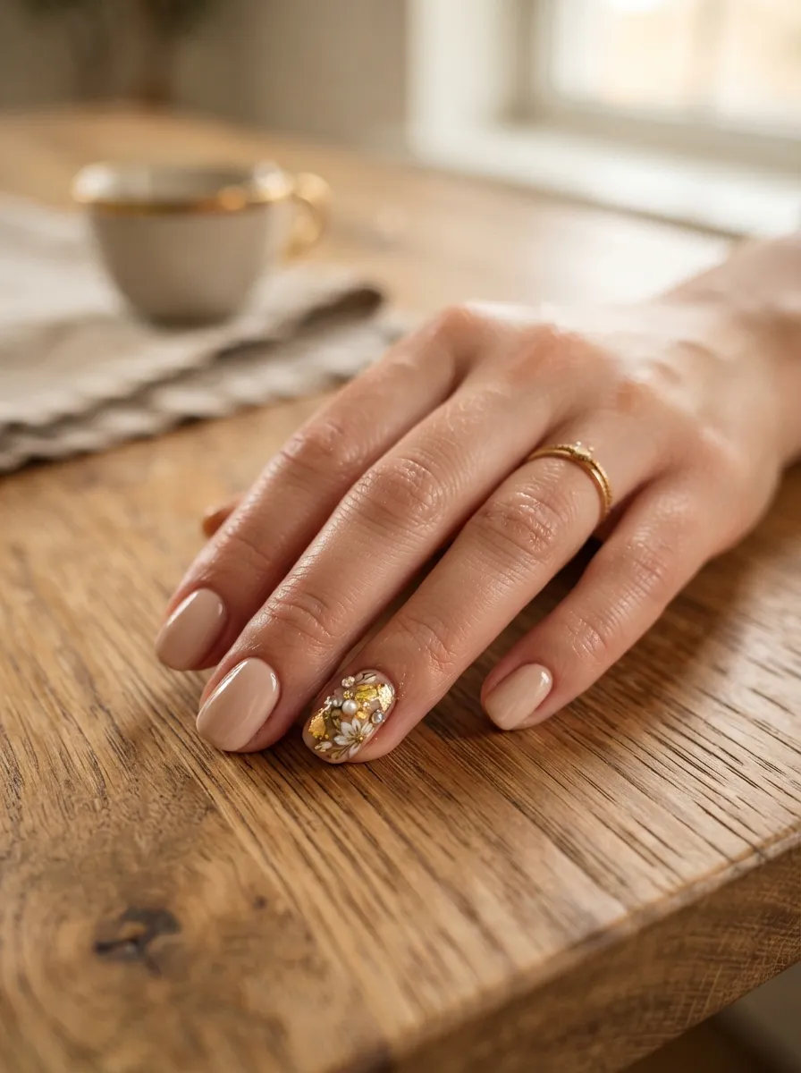 Ring Finger Statement Nail