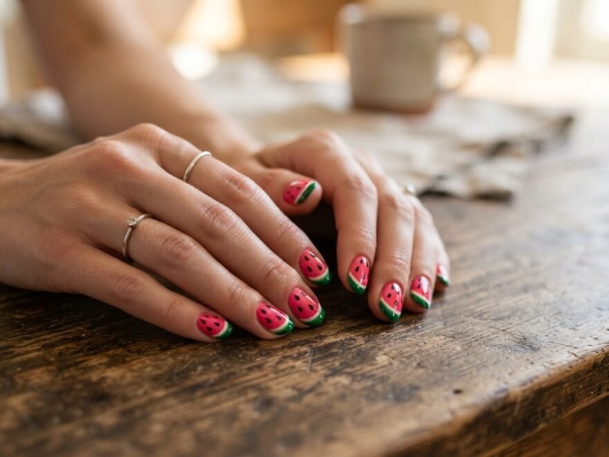 Watermelon Nail Art Ideas