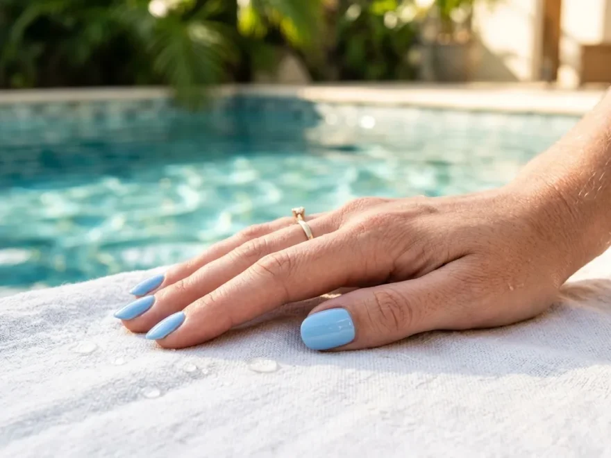 Light Blue Summer Nails Ideas